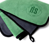 Nature's Specialties Microfiber Green Towel 35" × 24"