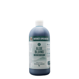 A 32 oz bottle of Aloe Bluing Shampoo with Optical Brighteners for Dogs & Cats.