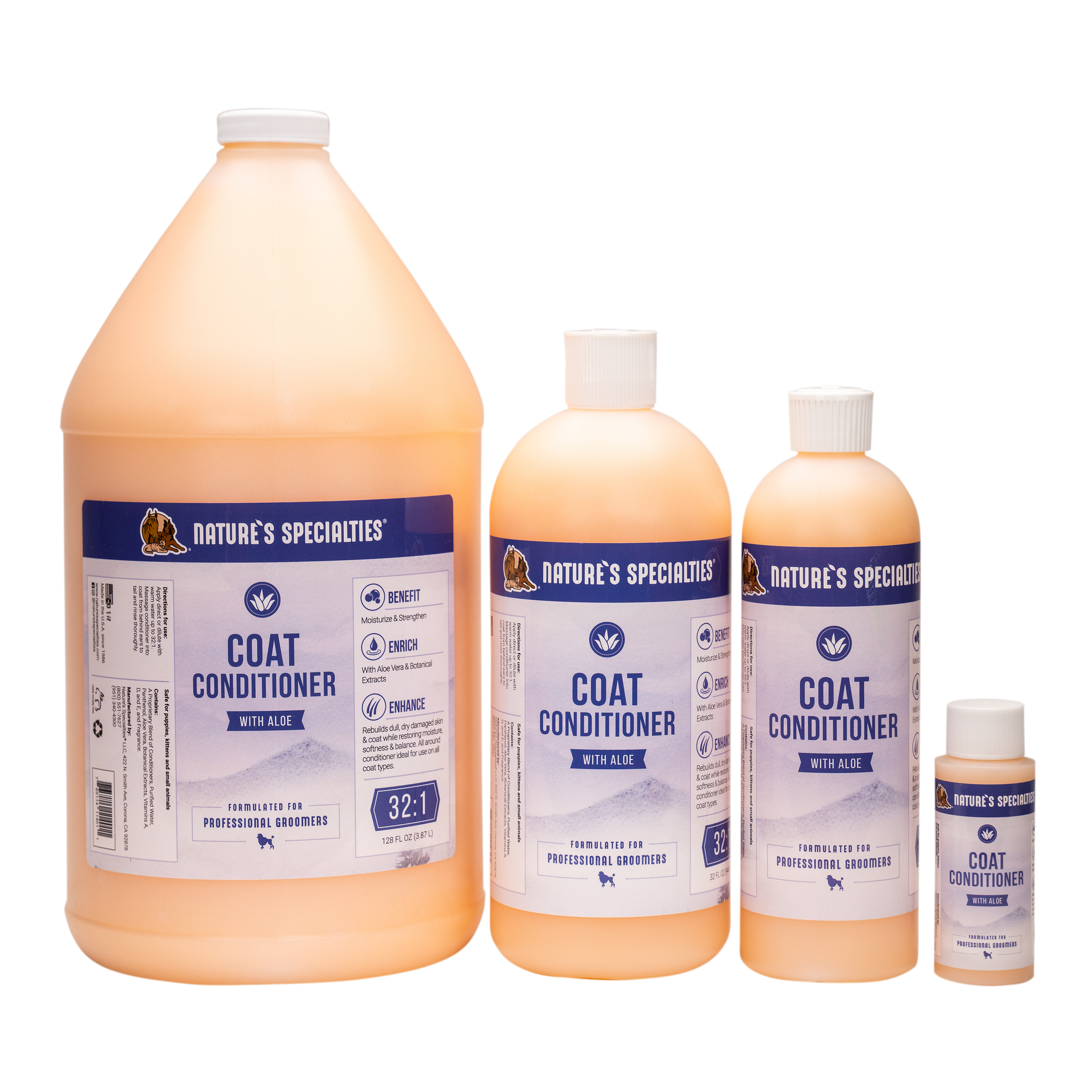 Coat conditioner top for dogs