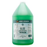 Green color Nature's Specialties Aloe Concentrate Shampoo for dogs and cats in 128 oz. gallon size.