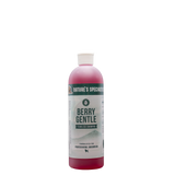 Pink color Berry Gentle Tearless Shampoo for dogs and cats from Nature's Specialties in 16 oz size.