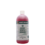 Pink color Berry Gentle Tearless Shampoo for dogs and cats from Nature's Specialties in 32 oz size.