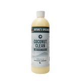 Bottle of Nature's Specialties Coconut Clean Conditioning Shampoo on a white background
