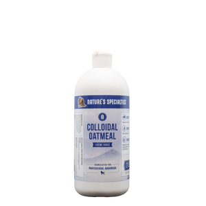 128 oz Nature's Specialties Colloidal Oatmeal Creme Rinse for dogs and cats with irritated skin.