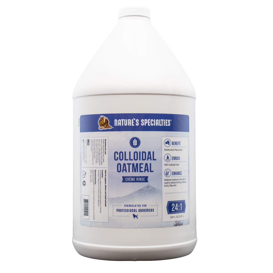 Colloidal Oatmeal Créme Rinse for Pets Natures Specialties