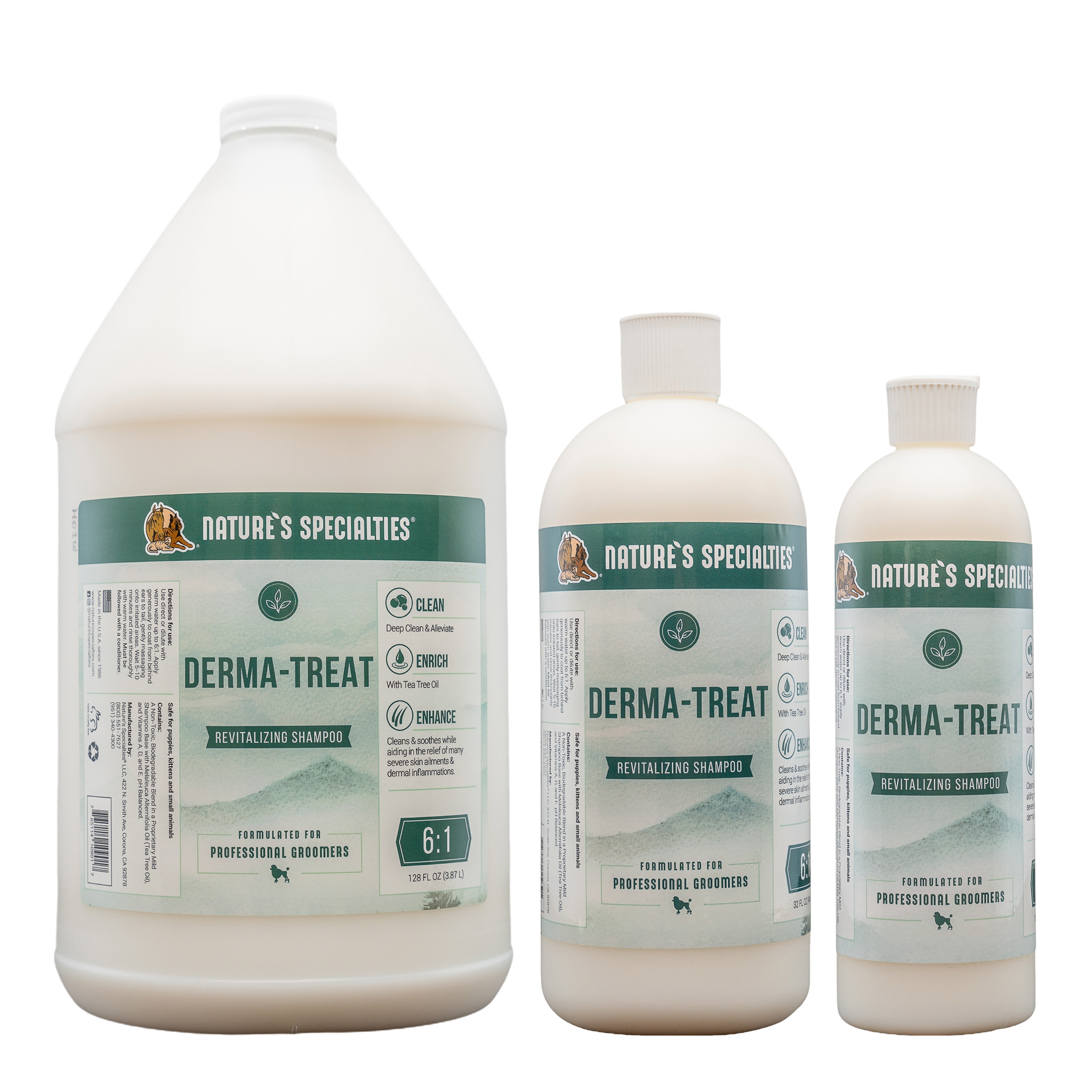 Derm Dog Shapoo Derma-Treat® Pet Shampoo for Skin Issues