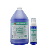 Gallon & 7.5 oz size bottles Natures Specialties Screamin Blueberry Facial Wash for pets.