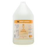 Gallon-sized bottle of Nature's Specialties Silk-N-Finish Leave-In Conditioner Spray for pets.