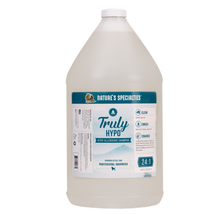 128 oz bottle of Nature's Specialties Truly Hypo hypo-allergenic shampoo for dogs & cats.
