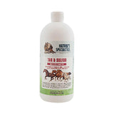 32 oz. bottle of Nature's Specialties Tar and Sulfur Shampoo for horses with skin issues.
