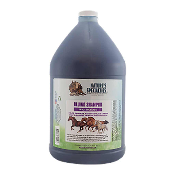 Nature's Specialties Aloe Bluing Shampoo with Optical Brighteners for Horses Gallon