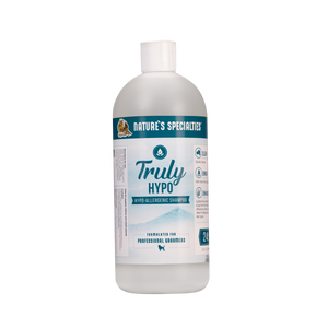 128 oz bottle of Nature's Specialties Truly Hypo hypo-allergenic shampoo for dogs & cats.