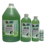 128 oz, 32 oz, 16 oz, 2 oz bottles of Nature's Specialties Yard Dog®  pet shampoo.