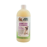 32 oz bottle of coconut-scented Coconut Clean Conditioning Shampoo for dogs & cats.