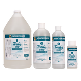 128 oz, 32 oz, 16 oz, 2 oz bottles of Nature's Specialties Truly Hypo pet shampoo.