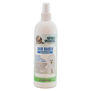 Hair Raiser® Anti-Static Spray for pets by Nature's Specialties in 16 oz. spray bottle.