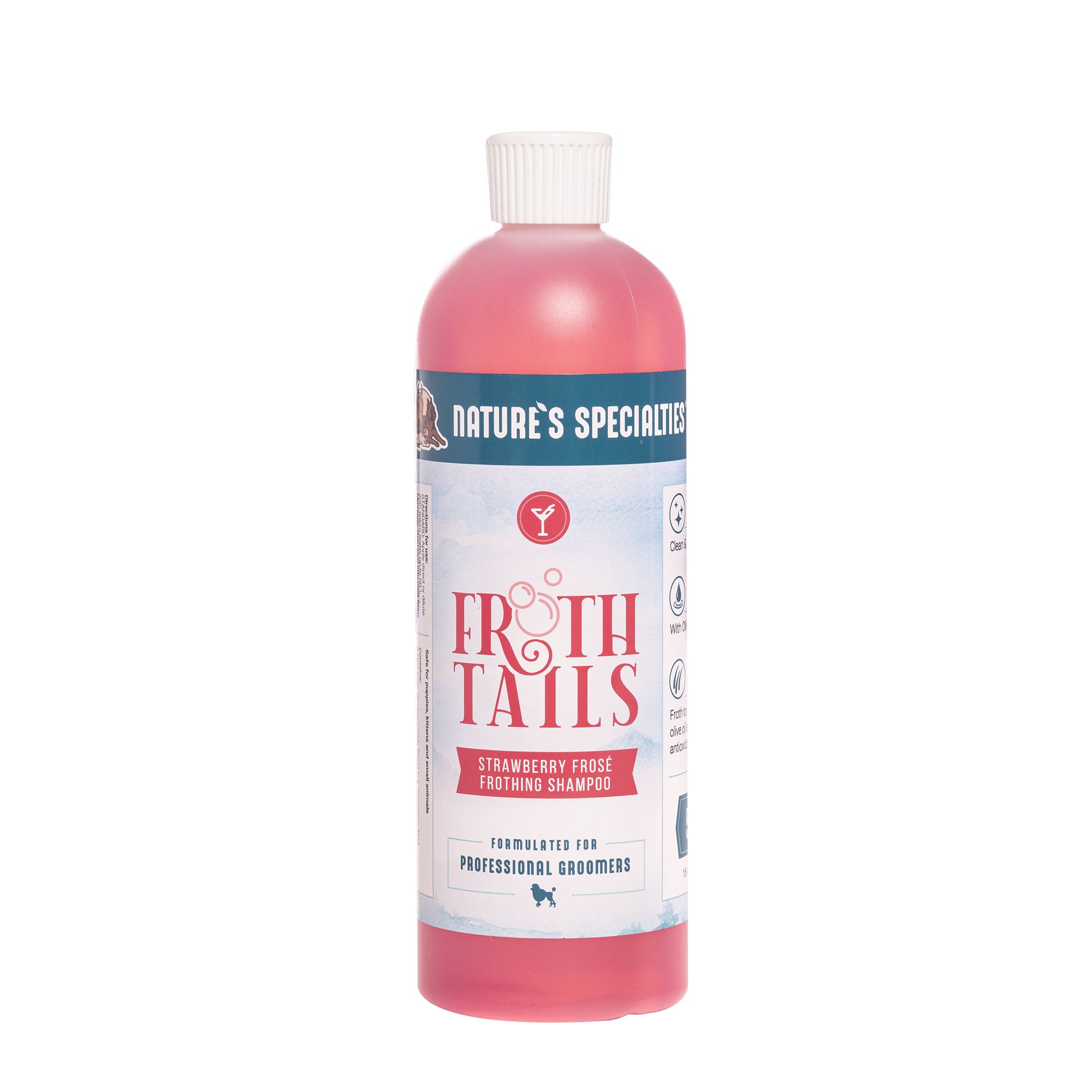 Froth Tails Strawberry Frosé Shampoo for Pets