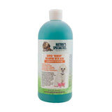 32 oz bottle of blue Nature's Specialties Super Remedy Shampoo for flea and tick infestations.