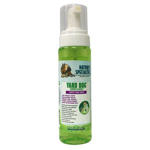 128 oz. size bottle of Nature's Specialties Yard Dog Expressions Foaming Facial Wash for dogs.