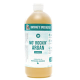 32 oz bottle of Nature's Specialties softening Mo' Rockin' Argan Shampoo for dogs & cats