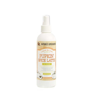 8 oz. bottle of pumpkin spice scented Nature's Specialties Pupkin Spice Latte Cologne.